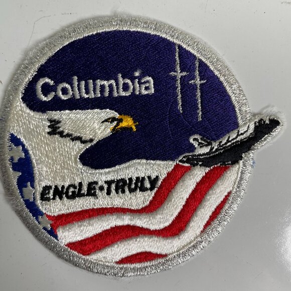 5 Vintage NASA Columbia Space Shuttle Mission Embroidered Patches Young Crippen - Picture 4 of 8